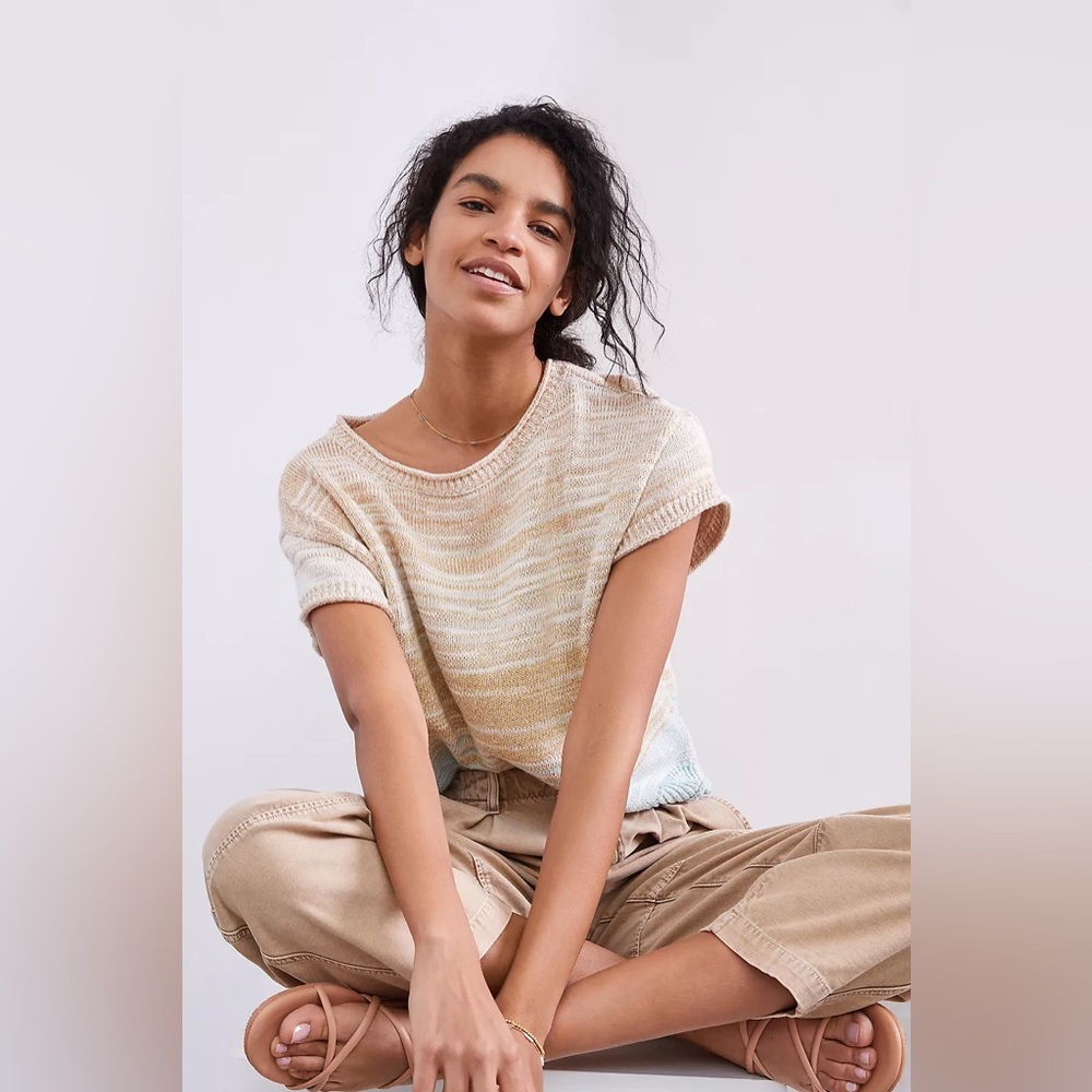 Daily Practice by Anthropologie Off-The-Shoulder Knit Top - Picture 7 of 7